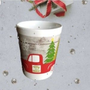 Royal Norfolk Red Truck Christmas Coffee Mug Cup teacher Christmas gift